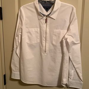 Zip up pullover shirt